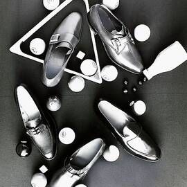 Loafers With Pool Equipment by Leonard Nones