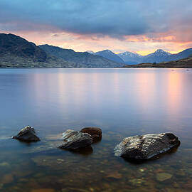 Loch Arklet Sunset by Grant Glendinning