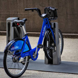 Lone Citi Bike by Susan Candelario