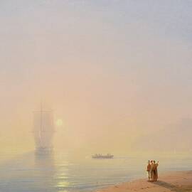 Looking At The Black Sea by Ivan Konstantinovich Aivazovsky