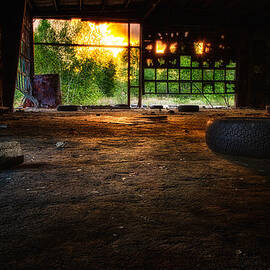 Looking Out From The Decay.  by Jeff Sinon