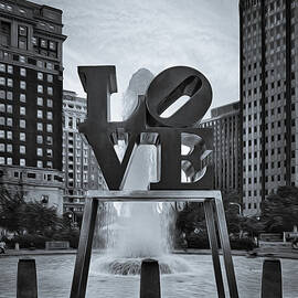 Love Park BW by Susan Candelario