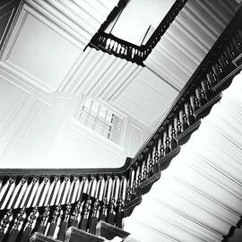 Low Angle View Of Staircase by Tom Leonard