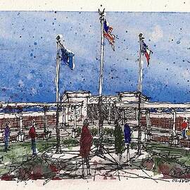 Lubbock Area Veterans War Memorial by Tim Oliver