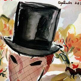 Mademoiselle Cover Featuring A Female Equestrian by Helen Jameson Hall