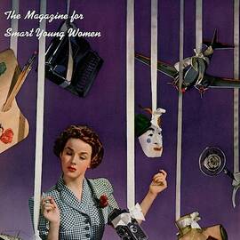 Mademoiselle Cover Featuring A Model by Paul D'Ome