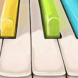 Magic piano by Veronica Minozzi