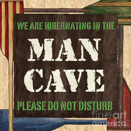 Man Cave Do Not Disturb by Debbie DeWitt