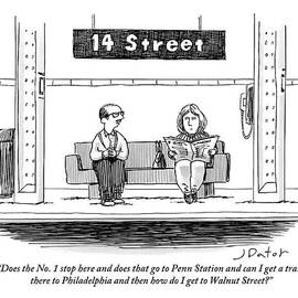 Man Pestering A Woman Who Is Sitting Next by Joe Dator