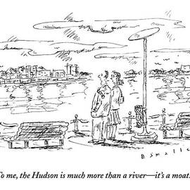 Man Speaks To Woman As They Look by Barbara Smaller