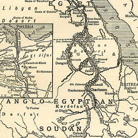 Map of Egypt by English School