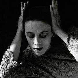 Martha Graham Wearing A Crocheted Dress by Imogen Cunningham