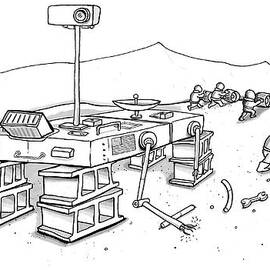 Martians Are Stealing The Tires On A Martian by Trevor Hoey