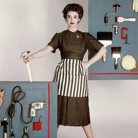 Mary Sinclair With Tools by Constantin Joffe