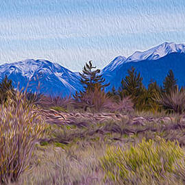 Mazama from Wolf Creek - Methow Valley Landscape by Omaste Witkowski