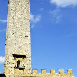 Medieval tower in San Gimignano by Sami Sarkis Photography