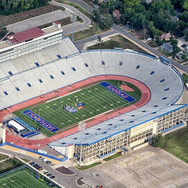 Memorial Stadium University of Kansas by Georgia Clare