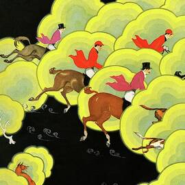 Men Pursuing A Fox by Zoan Carnes