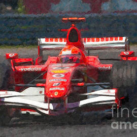 Michael Schumacher Canadian Grand Prix I by Clarence Holmes