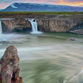 Midnight At The Waterfall Of The Gods by Kirk Lougheed