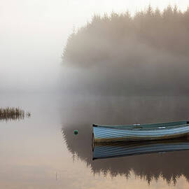 Mist And Reflections On Loch Rusky by Empato