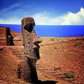 Moais of Easter Island  by Stefano Senise