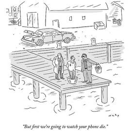 Mobsters About To Kill A Man by Kim Warp