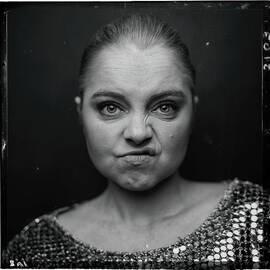 Model Portrait, Monochrome by Ian Ross Pettigrew