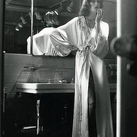 Model Wearing A Bill Tice Bathrobe by Kourken Pakchanian