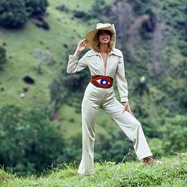 Model Wearing A Calvin Klein Jumpsuit by Gianni Penati