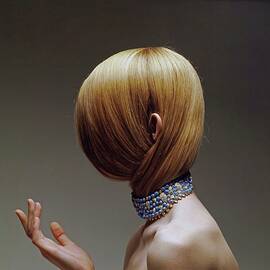 Model Wearing A Cartier Necklace by Bert Stern