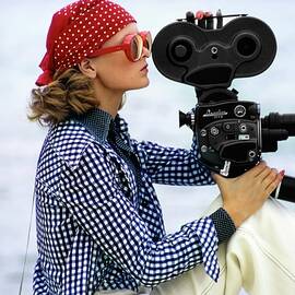 Model Wearing Pat Sandler by Gianni Penati