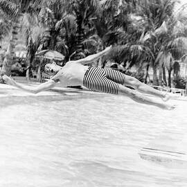 Model Wearing Robert Bruce Trunks by Richard Waite