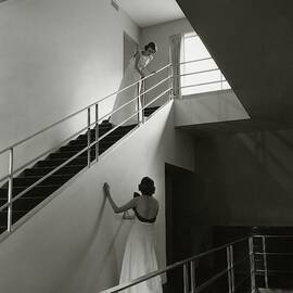 Models On A Staircase by Edward Steichen