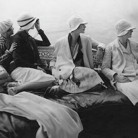 Models On A Yacht by Edward Steichen