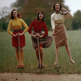 Models On Pogo Sticks by Frances McLaughlin-Gill