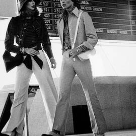 Models Wearing Anne Klein Pantsuits by Kourken Pakchanian