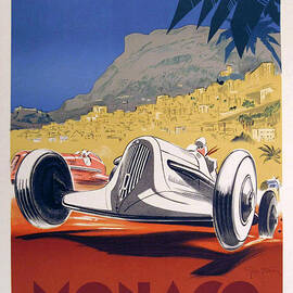 Monaco Grand Prix 1935 by Georgia Clare