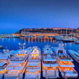 Monaco Lights at Night by Gianfranco Weiss