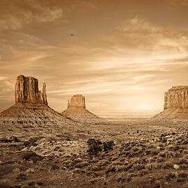 Monument Valley Golden Sunset by Good Focused