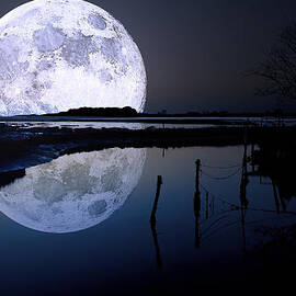 Moon At Night by Gianfranco Weiss