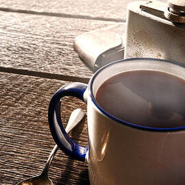 Morning Coffee at the Ranch  by Olivier Le Queinec