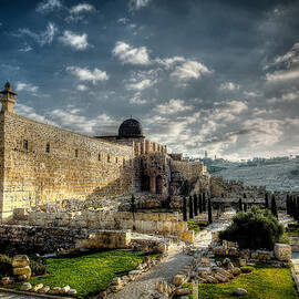 Morning in Jerusalem HDR by David Morefield