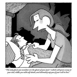 Mother Tucks Her Child Into Bed by William Haefeli