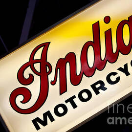 Motorcycle Sign by Art Block Collections