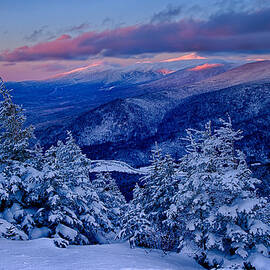 Mount Washington In The Evening Light From Mt Avalon by Jeff Sinon
