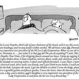 Mrs. Van Lewis-smythe by George Booth