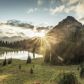 Mt.rainier In Sunset by Chinaface