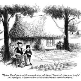 My Boy, Grand-pere Is Not The One To Ask by Everett Opie