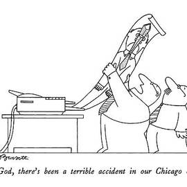 My God, There's Been A Terrible Accident by Charles Barsotti